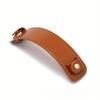 Pu Leather Shoulder Strap Pad Soft Cushion Easy Fit Pressure Relief For Handbags Backpacks Daily Use