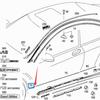Mercedes-Benz S-Class S350 W221 Front Fender Trim Strips (2216903980, 2216904080)