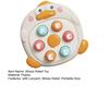 Animal Push Button Game Console with Lanyard Cartoon Rabbit Crab Duck Press Button Game Machine Toddler Educational Finger Clicker Fidget