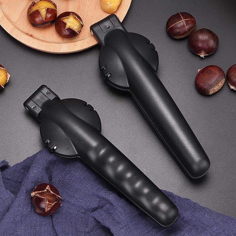 Chestnut Clip Portable Chestnut Opener Sheller Walnut Nut Chestnut Clip Multifunctional Nutcracker Household Kitchen Supplies