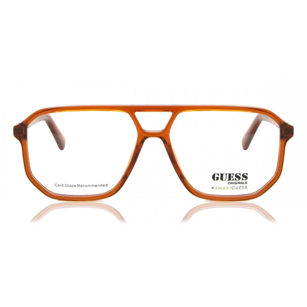 

Guess Gu8252 045 Unisex Eyeglasses Transparent Brown/57