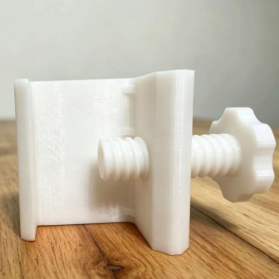 3D Printed Desk Clamp Cable Organizer Cord Holder with Multiple Slots Sturdy Wire