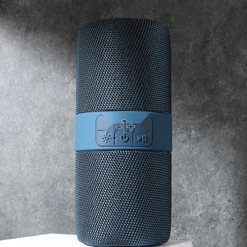 TG671 LED Fabric Bluetooth Speaker, Portable TWS with Card Slot