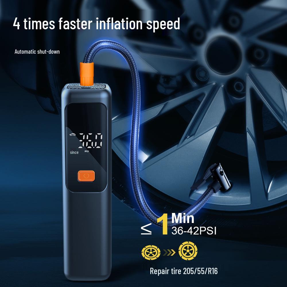 Portable High-Power Electric Car Tire Inflator and Multifunctional Air Pump