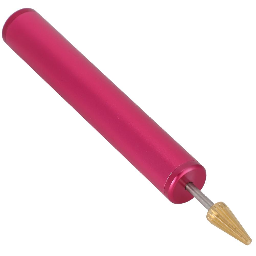 Kantenfärbestift Handheld Kantenroller Applikatorwerkzeug für Kunstlederhandwerk DIY Rosy