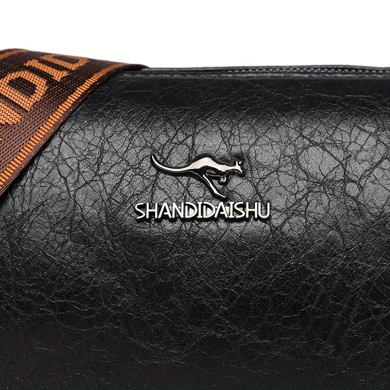 Women's shoulder bag retro wide shoulder strap messenger bag