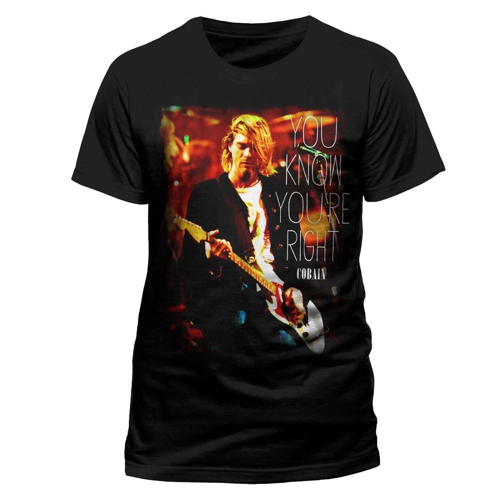 Kurt Cobain Right Nirvana Tshirt In Utero Nevermind Unisex