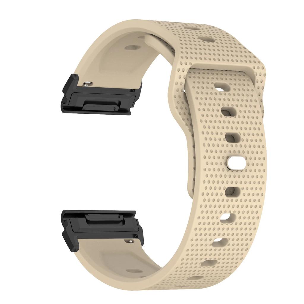 26 22mm Quick Fit Silicone Watch Strap For Garmin Fenix 8/5/5X/5XPlus/6/6X Pro/7/7x/Forerunner945 925 Sports Band Metal Adapter