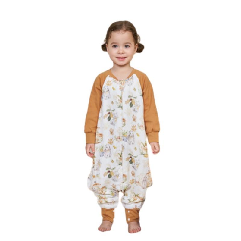 Baby Sleep Sack 6-Layer Bamboo Cotton Wearable Blanket Anti-Kick Toddlers 1-3 Years