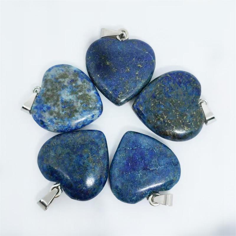 

Ожерелье с подвеской в форме сердца из натурального агата - 20 мм кристаллический камень