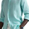 Polo Ralph Lauren Einfarbige Besticktes Pony Logo Leinen Langarmhemd Sonderausgabe Herrenhemden 710966294-510