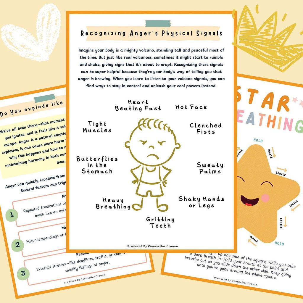 Children's Anger Management Workbook - Cross-Border Edition