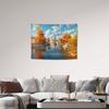 1pc Venice Canal Tapestry Autumn Landscape Italy Cityscape Wall Hanging Art for Bedroom Decor School Start Season Gift