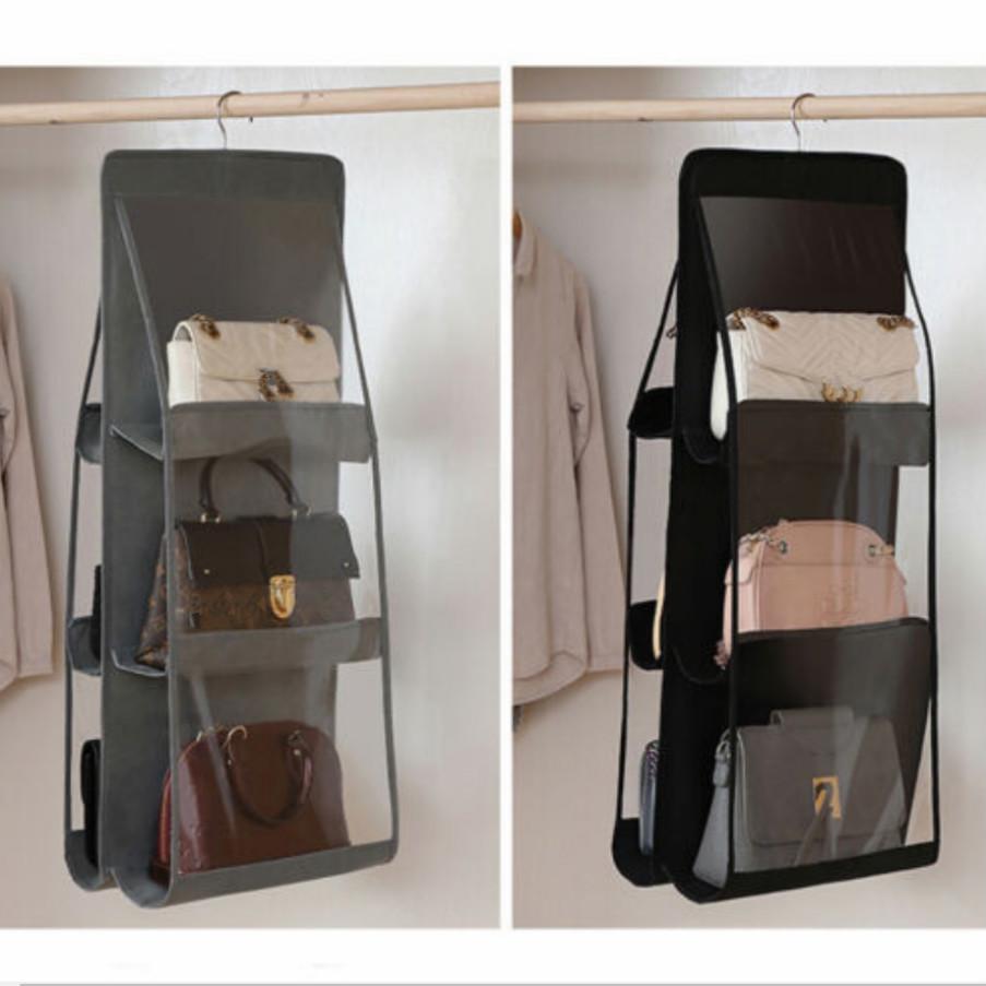 Home 6 Pocket Foldable Hanging Bag Folding Shelf Bag Purse Handbag  Organizer Sundry Pocket Hanger-buy at a low prices on Joom e-commerce  platform