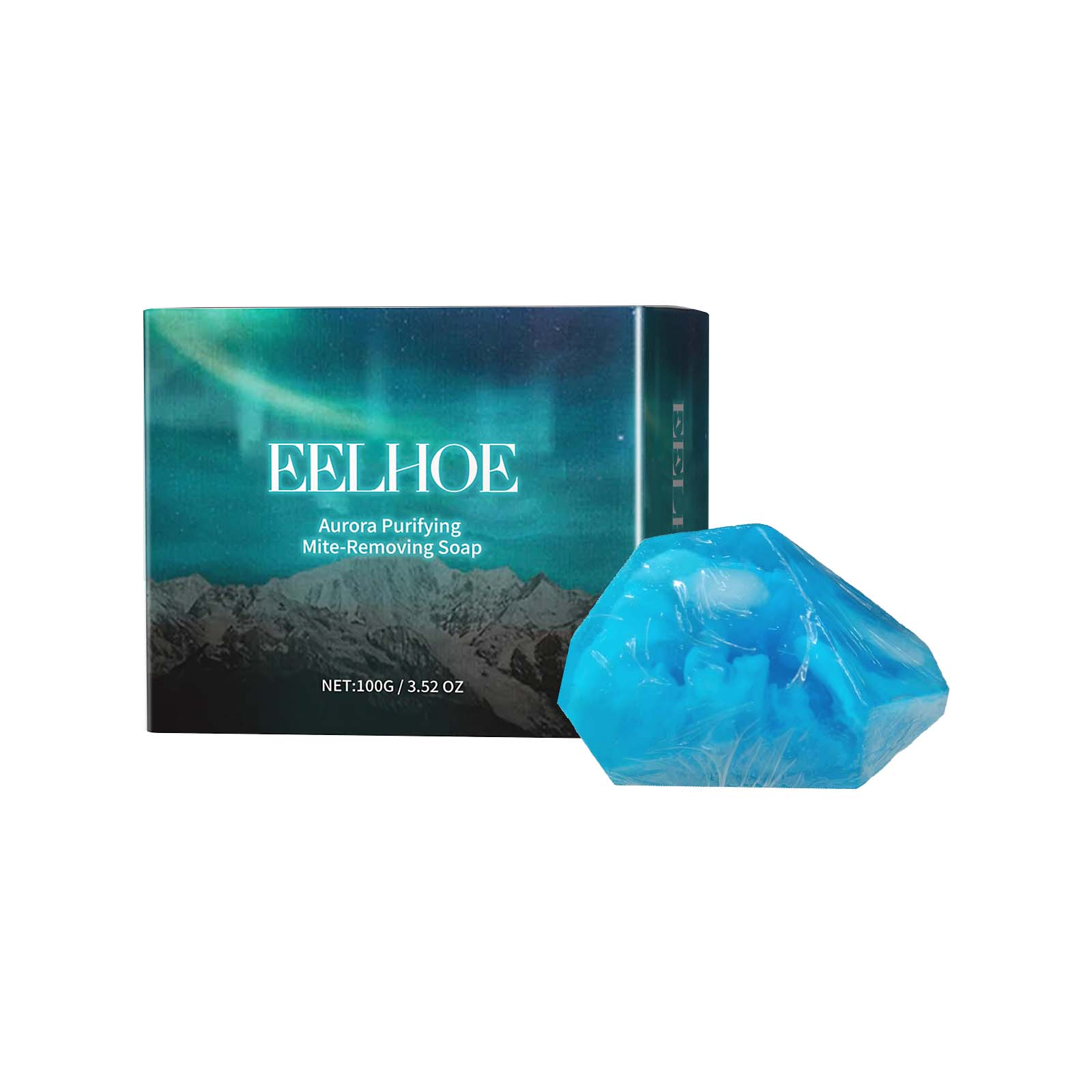 

EELHOE Acne-Clearing and Antibacterial Cleansing Soap 100g - Deeply cleanses, inhibits bacteria, and fades acne scars. Suitable for face and body.