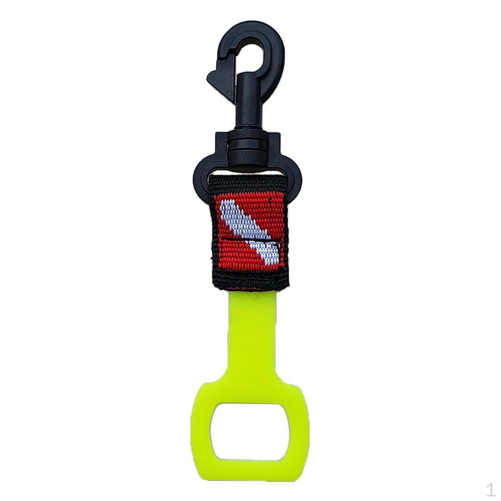 

Ремешок-держатель мундштука для подводного плавания с зажимом - желтый жёлтый