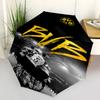 1 PC Automatic Folding Umbrella - Bvb Pattern Portable Foldable Design With 8 Ribs Christmas Birthday Gifts