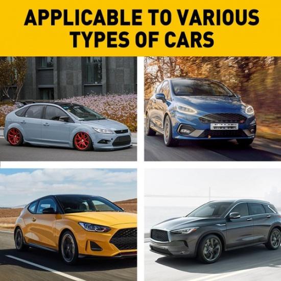 Car Auto Exhaust Pipe Blue Rear Tail Muffler Throat Tip Tailpipe Auto Parts