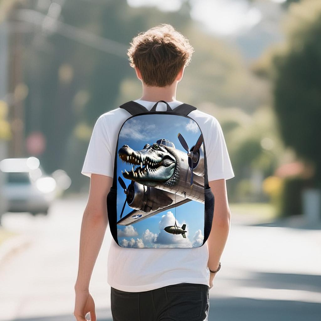 Anime Peripheral Casual Backpack Student Backpack, Back-to-school Gift, School Bag, Lunch Bag, Pencil Bag Three-piece Set