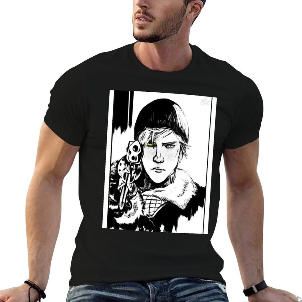 Camiseta Ffxv Episode Prompto Painting Estilo Casual Unisexga Curta