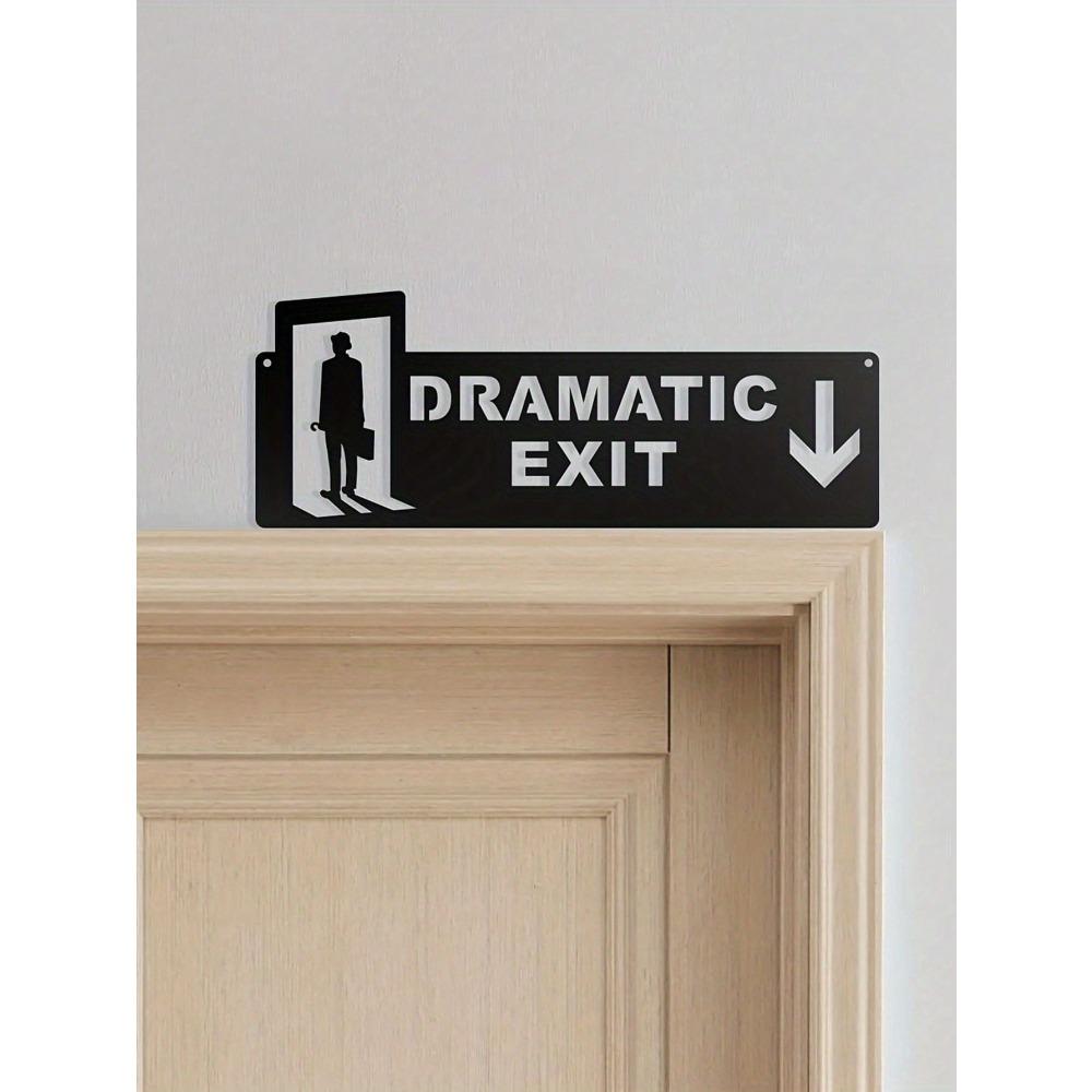 Metal Wall Art Decor Plaque Sign Home Office Kitchen