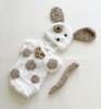 Handmade Crochet Puppy-Shaped Baby Photo Outfit