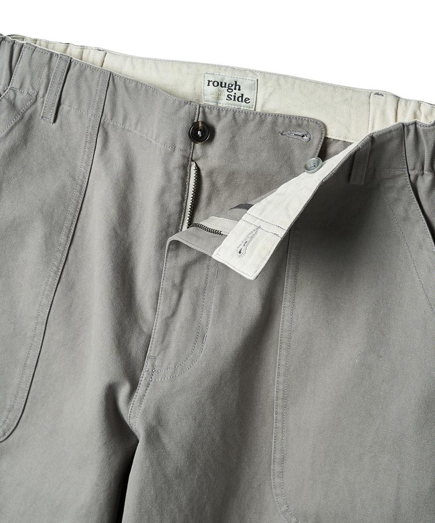 Leopeusaideu Elastic Fatigue Pants Light Gray