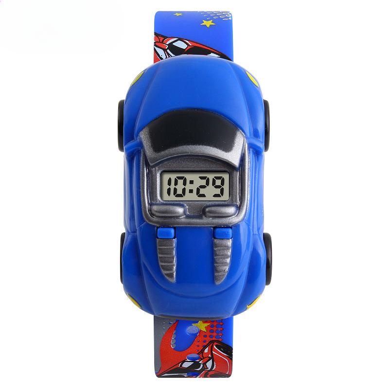 Children's Electronic Watch, Male Student's Fashion, Personality, Creative Car, Trendy Toy Watch