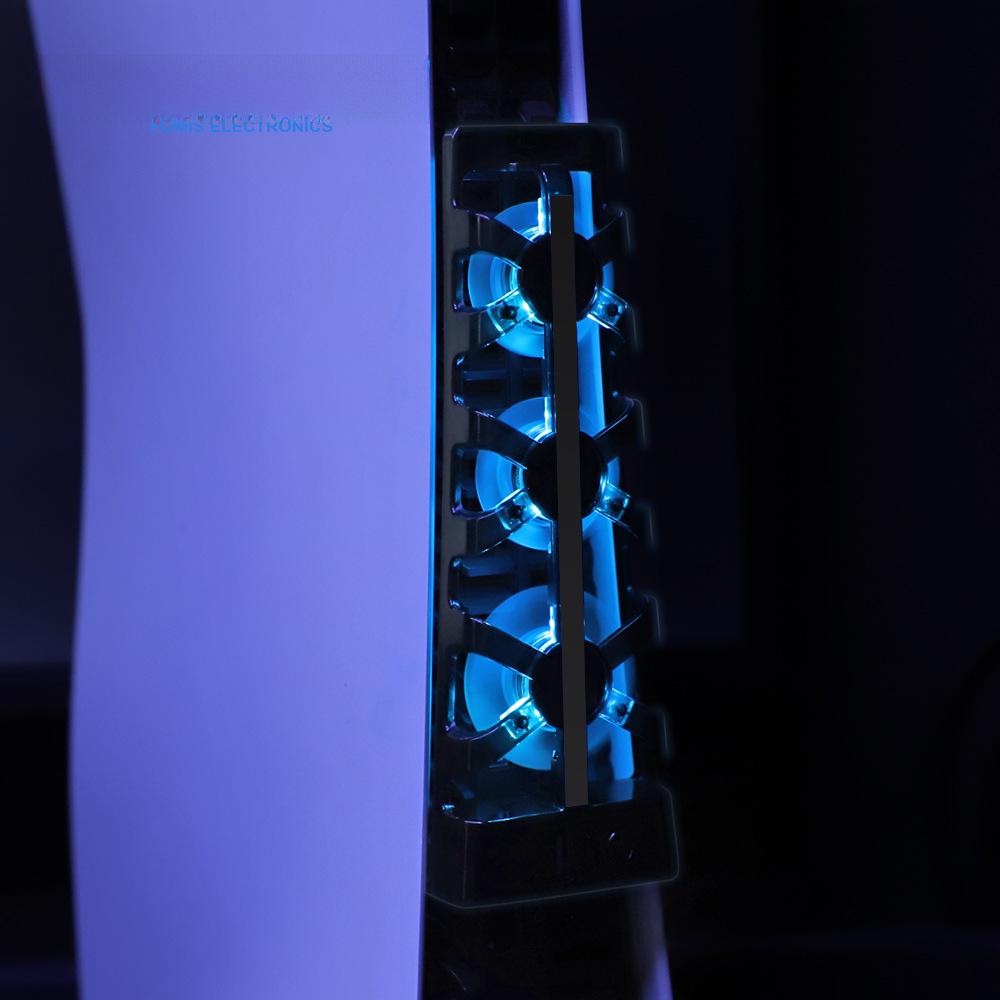 PS5 Cooling Fan with Rear Blue Light for Optical & Digital Edition