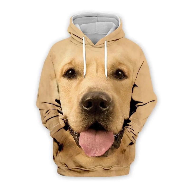 Funny Husky 3D Printed Hoodies For Men Clothes Cute Animal Dog Graphic Sweatshirts Casual Streetwear Women Pullovers Tracksuit