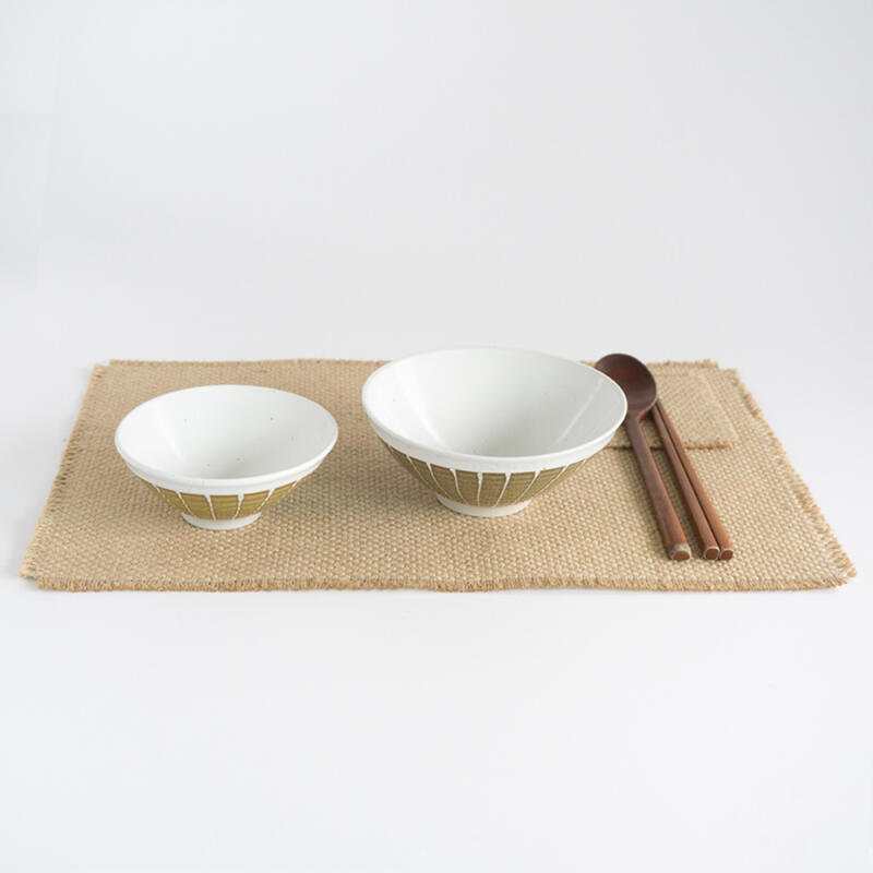 Ruffle Linen Fringe Table Mat (Natural)