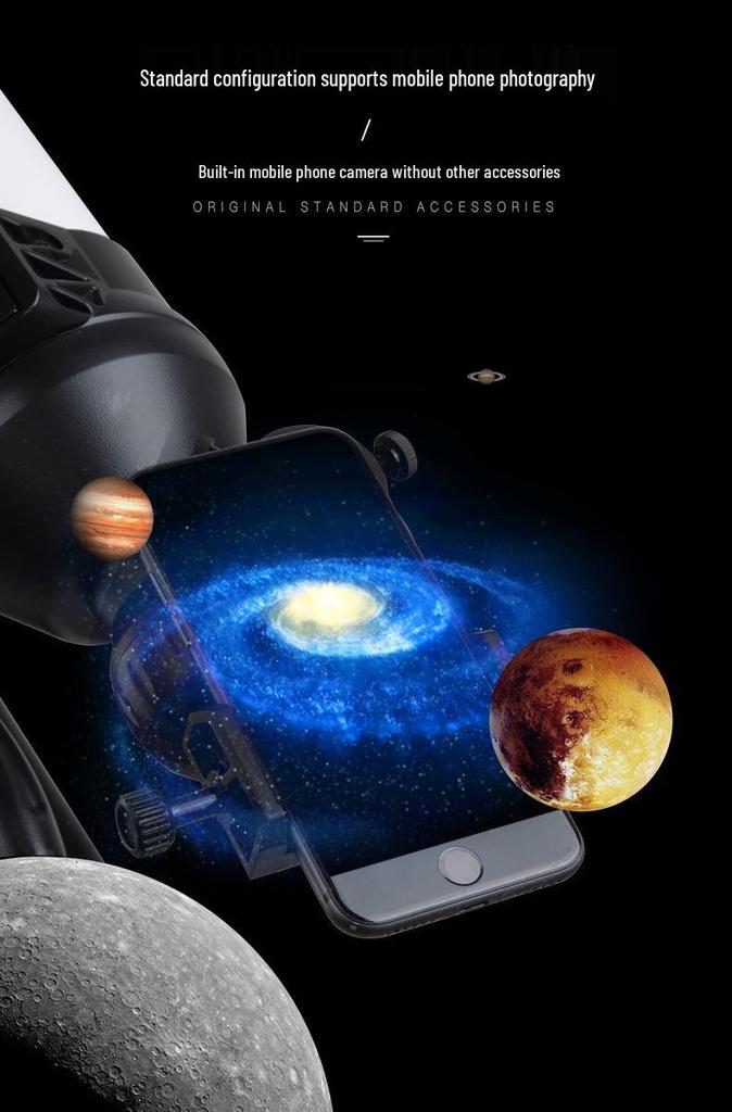 805/705 HD High Magnification Astronomical Telescope - Dual-Use for Stargazing and Terrestrial Viewing, Student Entry-Level Professional Model
