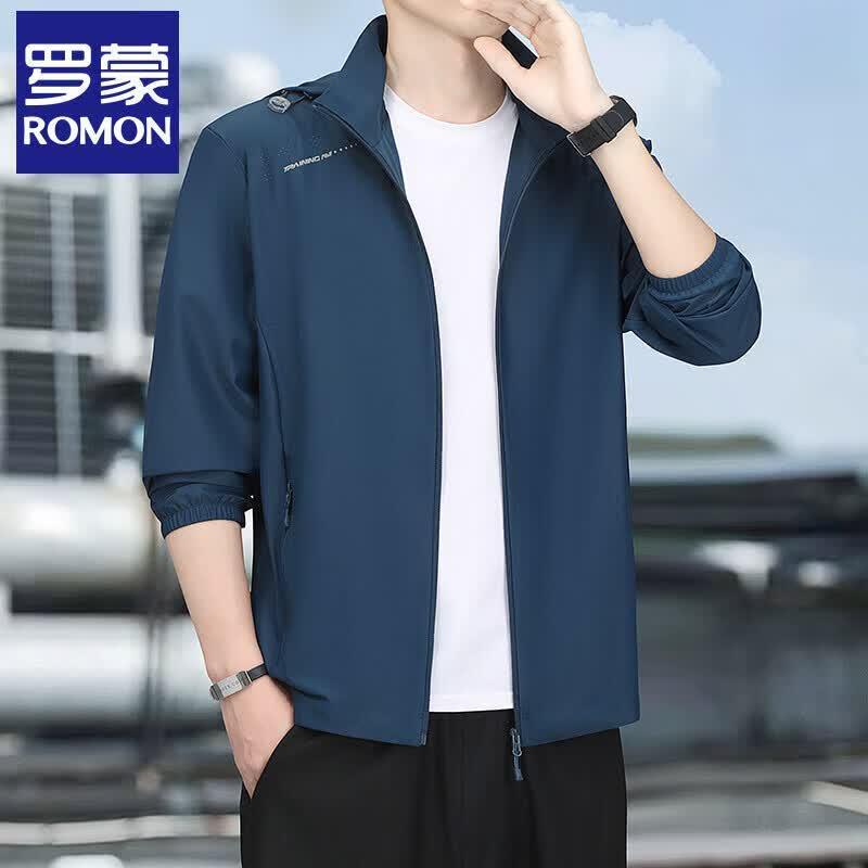 Romon Men s Hooded Sun Protection Jacket 4XL