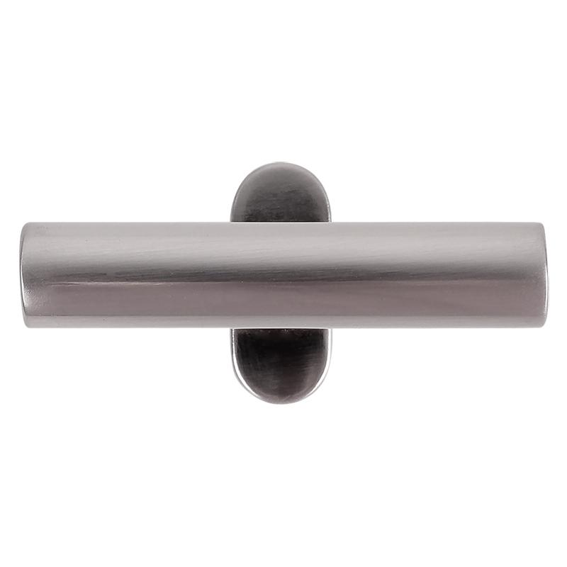 Ferro Fiori Zamak Knob Handle Pulls for Kitchen and Cabinet, Nickel, Steel and Black Matte Cabinet and Drawer Pulls