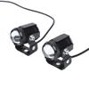 High Visibility Driving Lights Fuse Adjustable Mounting Black Waterproof Motorcycle Light Concentrated Beam Light