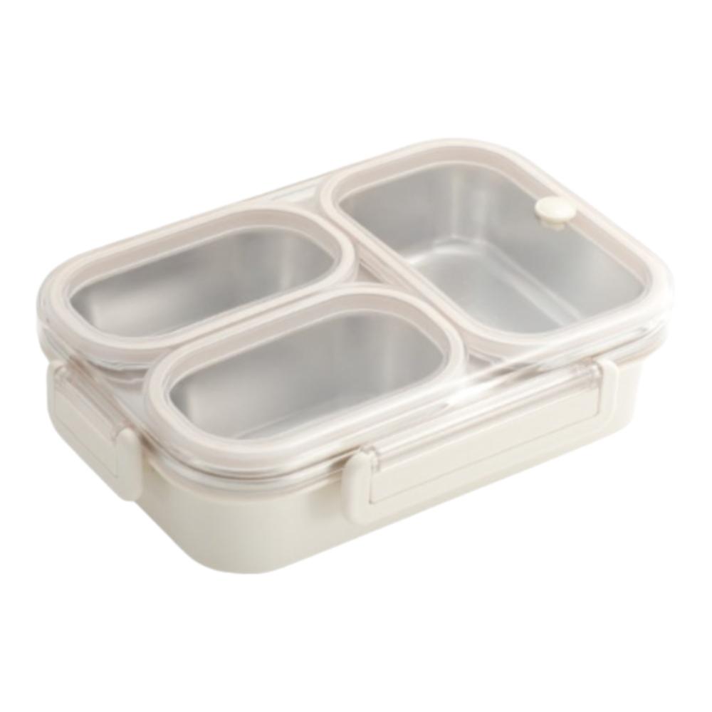 Stainless Steel Lunch Box Divided Food Storage Box Portable Food Container School/Office