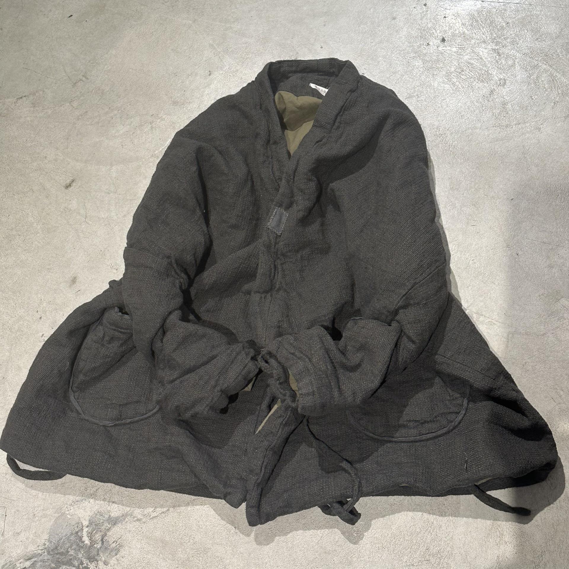 

Johnature Женские пальто в китайском стиле с V-образным вырезом и длинными рукавами однотонные зимние винтажные женские One Size серый