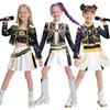 Christmas 3Pcs Kpop Costume Anime Rumi Mira Zoey Performance Stylish Outfits for Youth Dance Stage Halloween Party Outfits