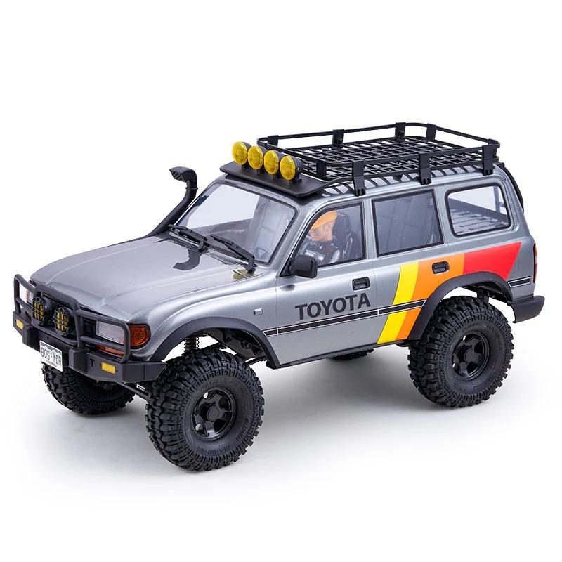 1/10 FCX10 FCX18 LC80 PRO Land Cruiser Brushless RC Crawler 4WD Brushless Toyota LC80 Simulation Crossing Climbing Car Model