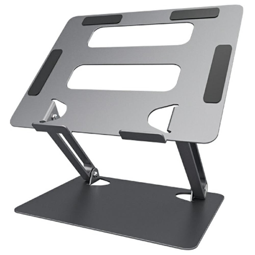L303 Aluminum Alloy Adjustable Tablet Stand for Devices Up To 17.3 Inch Foldable Cooling Laptop Riser A