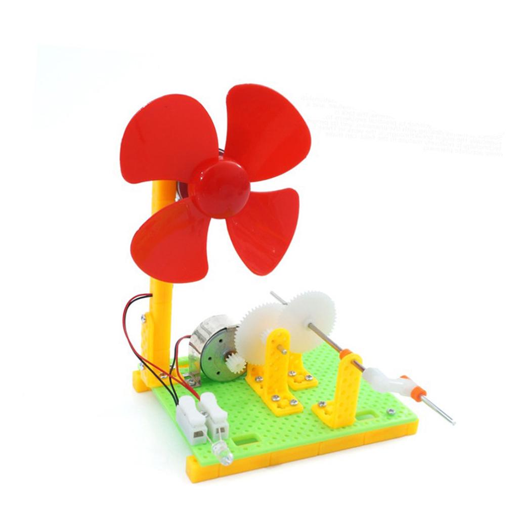Buy DIY Hand Crank Generator Assemble Plastic Model Kit Physics Science ...