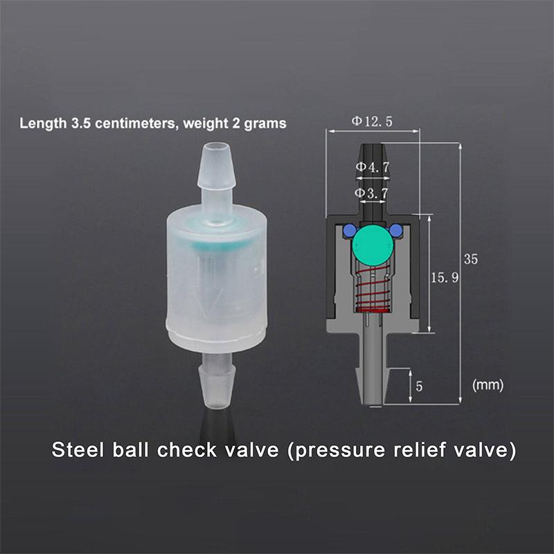Modellflugzeug Spezifisches Einwegventil Rückschlagventil Luftpumpen Zubehör Für Gas Wasser Motor Methanolmotor Rauchpumpe