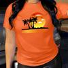 Women's Personalized Printed Casual Short-Sleeve T-Shirt