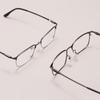 Men Metal Large Full Rim Rectangle Clear Eyeglasses Frame With Distinctive And Timeless Design For Optical Prescription Lens