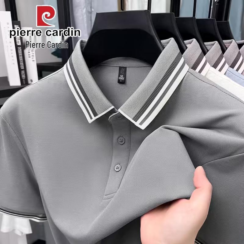

Мужская летняя деловая повседневная рубашка-поло Pierre Cardin 4XL