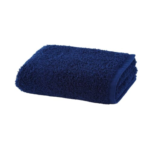 UCHINO Yokubari Towel Face Towels, Set of 4, Dark Blue, Available in 10 Colors, Patented, Absorbent, Quick-Drying, Antibacterial, Odor-Resistant, Ligh