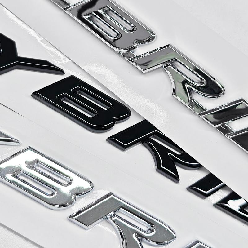 3D ABS Car Letter Logo Sticker Tail Bumper Badge Auto Rear Trunk Emblem Decals Accessories For Lexus SUPER SPORT HYBRID