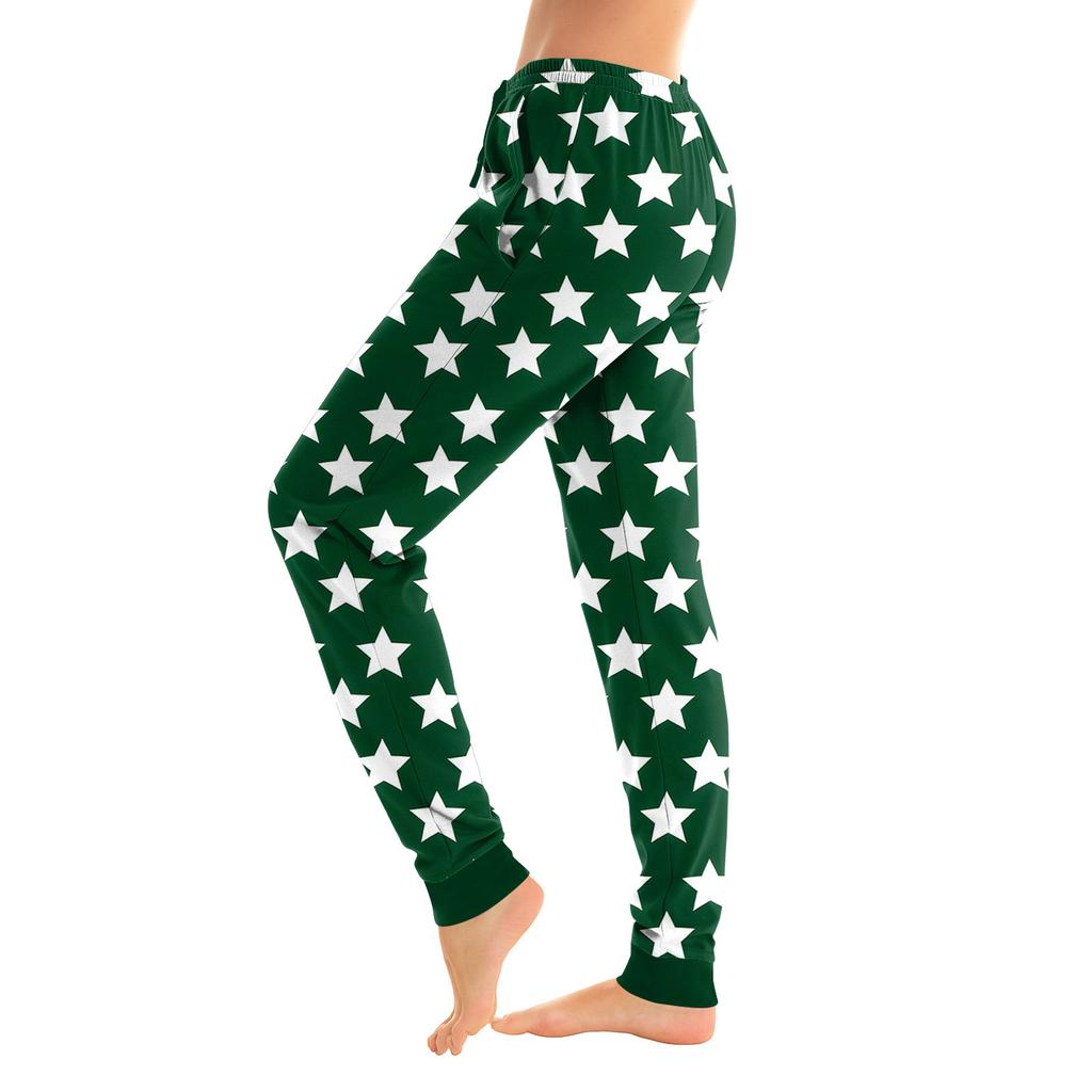 Women  Winter Soild Color Pants Full Length Long Trousers Sports Pants