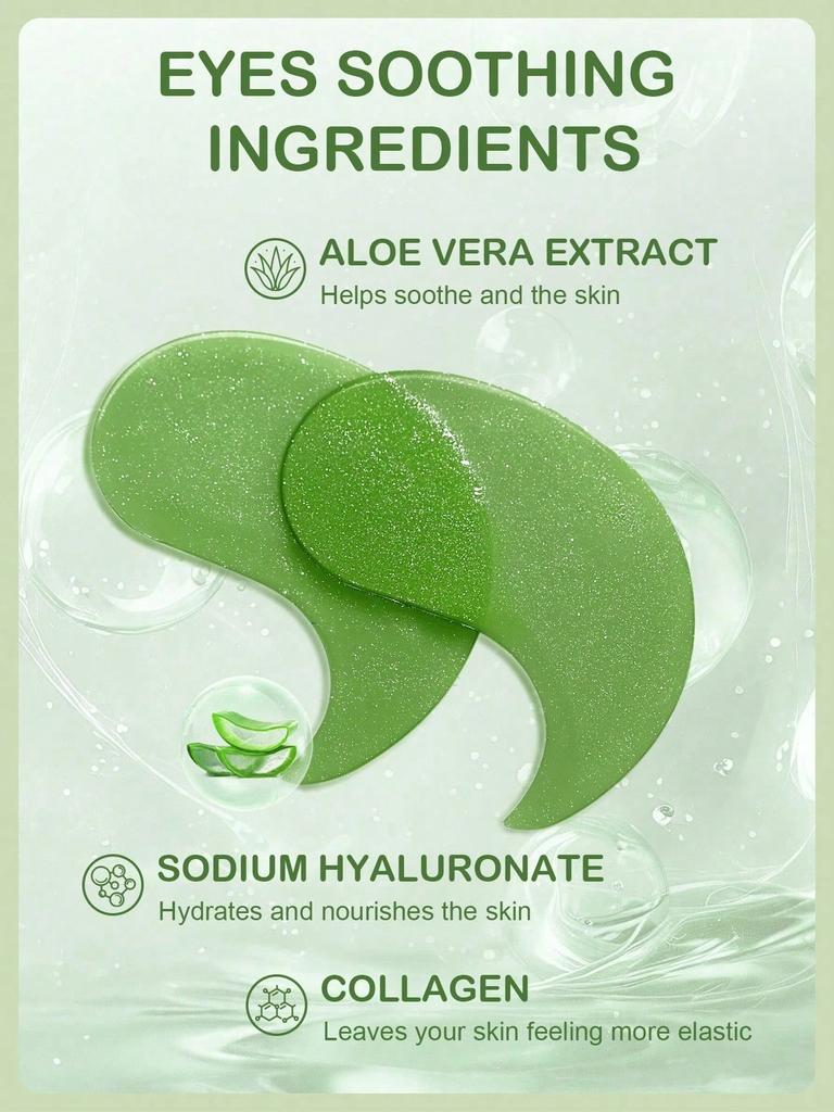 Avocado Eye Mask 60 Pcs, Under Eye Patches For Dark Circles And Puffiness, Nourishing Eye Treatment Mask, Moisturizing And Improving Eye Skin Dryness