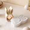 Hollow Easter Rabbit Mold Handicrafts DIY Crafts Egg Silicone Mold Non-Stick Reusable Easter Candlestick Mold Easter Decoration